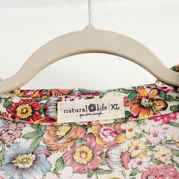 Natural Life Rebecca Midi Floral Dress XL - Picture 6 of 7